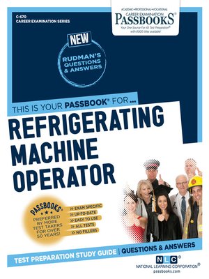 cover image of Refrigerating Machine Operator